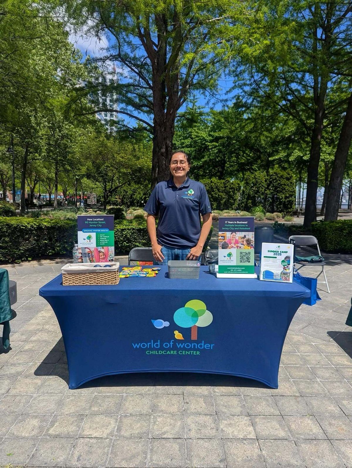 World of Wonder Childcare Center community event table